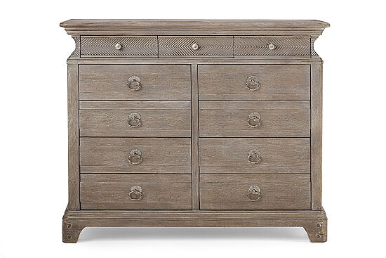 SUMMER CREEK ŞİFONYER 11 ÇEKMECE GRİ 51x157x124cm 251131-1303 - 3