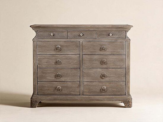 SUMMER CREEK ŞİFONYER 11 ÇEKMECE GRİ 51x157x124cm 251131-1303 - 1