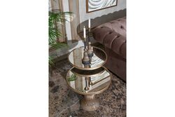 TASSEL 2'Lİ ORTA SEHPA (H:43,5xQ:52,5 cm + H:48,5xQ:52,5 cm) - Thumbnail