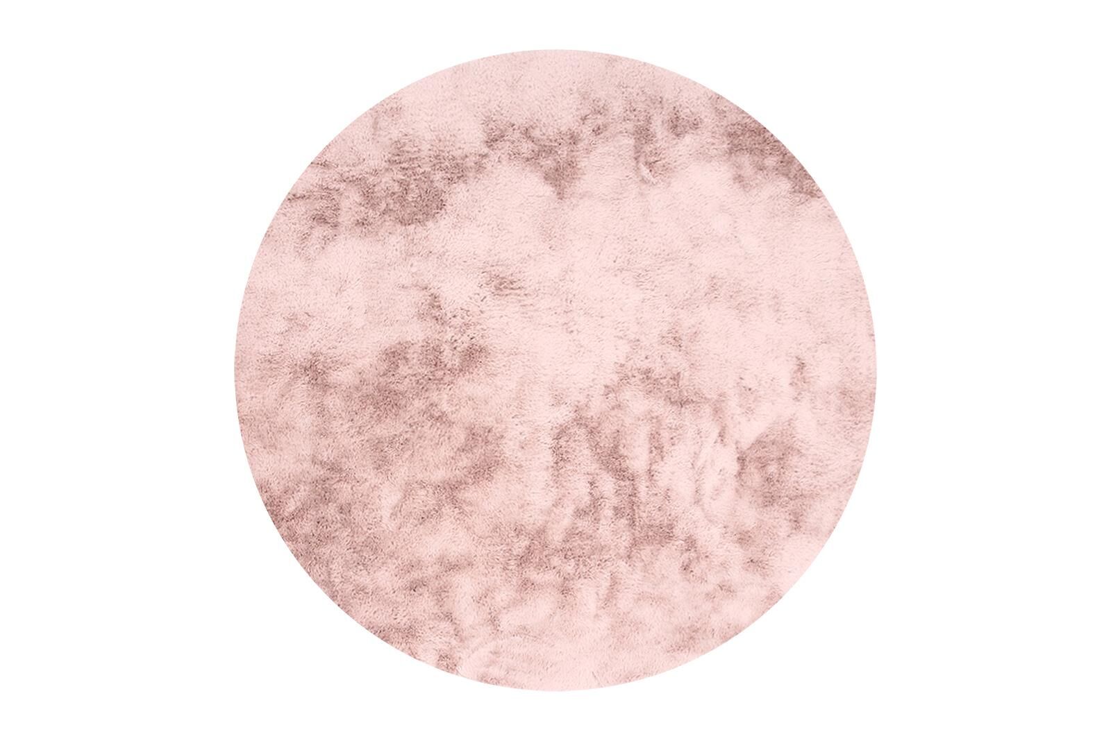 TAVSAN TUYU HALI 90 CM ROSE (YUVARLAK) Kervan Mobilya