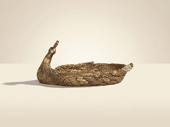 TAVUSKUSLU GONDOL GOLD-YEŞİL 14x30cm (HYK1181) - 1