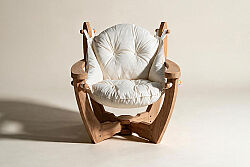 TEAK RELAX KOLTUK TEKLI 76x76x90cm - KERVAN