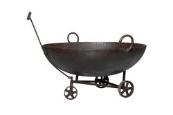 TEKERLEKLI MANGAL 120x120x55cm TK-13059-TK-012952-7067-RST-6406-9567-12341-TK-13059 - BAHÇE AKSESUARI