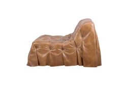 TEKLİ DERİ KOLTUK KAHVE 105x91x75cm RS920-1 - 4