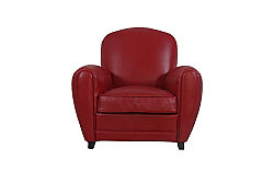TEKLİ KOLTUK DERİ KIRMIZI 92x88x84cm S0255-1D B264 NEW ROYAL ROUGE - 4