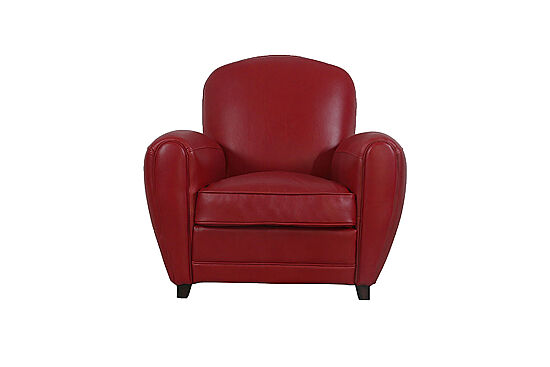 TEKLİ KOLTUK DERİ KIRMIZI 92x88x84cm S0255-1D B264 NEW ROYAL ROUGE - 4