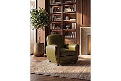 TEKLİ KOLTUK DERİ YEŞİL 92x88x84cm S0255-1D B27 BRITAIN GREEN - 4