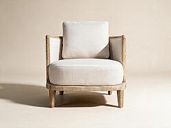 TEKLİ KOLTUK KREM 81x80x83cm 1375 - KERVAN