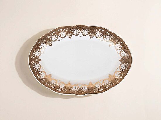 TEKLİ OVAL SERVİS TABAĞI 30,5cm - 1015-2 - 1
