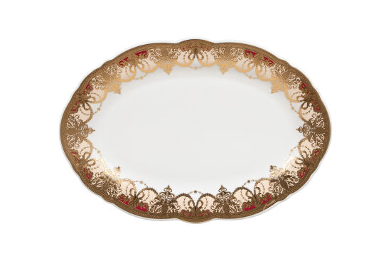 TEKLİ OVAL SERVİS TABAĞI 30,5cm - 1015-4 - 1