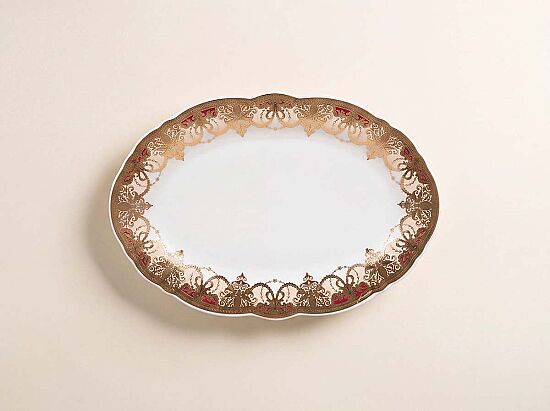 TEKLİ OVAL SERVİS TABAĞI 30,5cm - 1015-4 - 1
