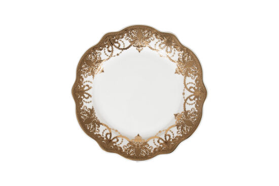 TEKLİ YUVARLAK SERVİS TABAĞI 27 cm - 1014-2 - 1