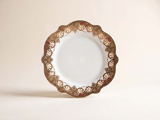TEKLİ YUVARLAK SERVİS TABAĞI 27 cm - 1014-4 - 1