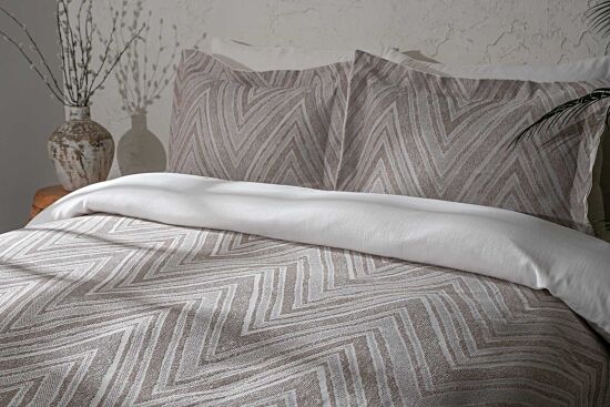 TEO PİKE-YATAK ÖRTÜSÜ 240x250 3 PRC KAHVE - 5