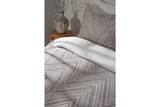 TEO PİKE-YATAK ÖRTÜSÜ 240x250 3 PRC KAHVE - 6