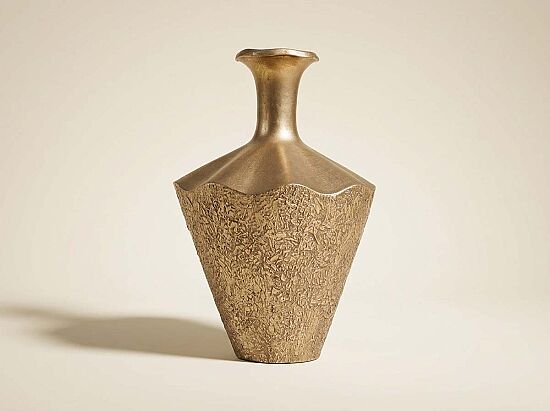 TESTİ VAZO GOLD ESKİTME 35X47 CM - 1
