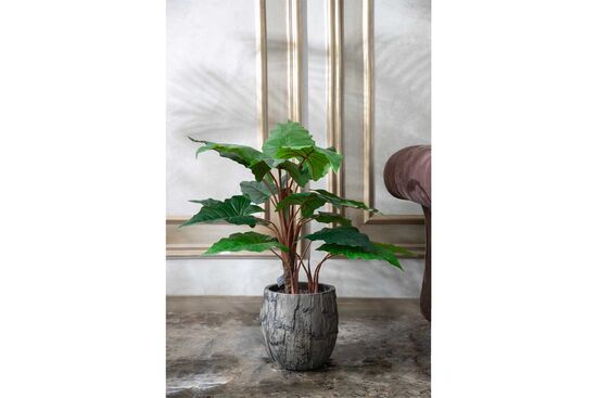 TH008068 3 BAŞLIKLI KALATYA YAPAY AGAC 90CM(759TUF000013)