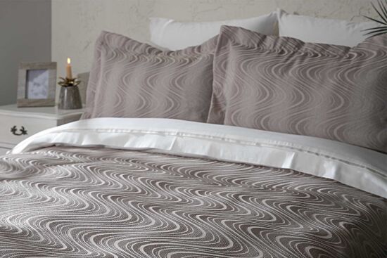 TİANNA PİKE-YATAK ÖRTÜSÜ 240x250 3 PRC GRİ - 2