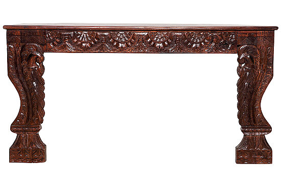 TIRNAK KAHVE 159x40x82cm TK-13126-7114-44718-9315-TK-13031 - 1