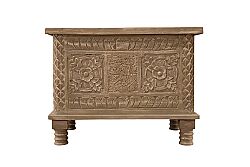 TK-10997-TK-011151 SANDIK-SEHPA GRI 40x65x50cm - KERVAN