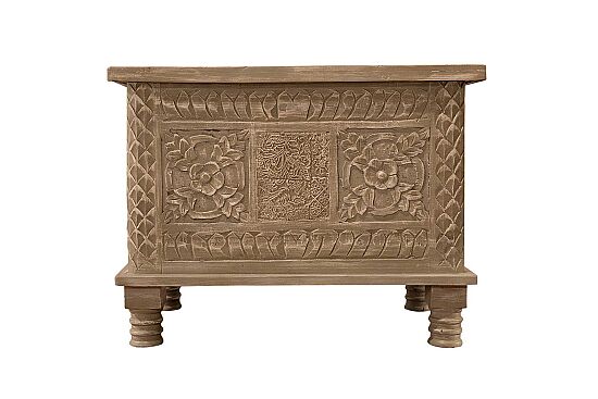 TK-10997-TK-011151 SANDIK-SEHPA GRI 40x65x50cm - 1