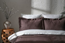 TORİSSA PİKE-YATAK ÖRTÜSÜ 240x250 3 PRC KAHVE - KERVAN