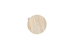 TRAVERTEN YAN SEHPA ANTİK ALTIN 30X30X50 CM 45853-S - 2