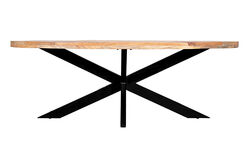 TT025 YEMEK MASASI OVAL 100x220x77cm - Thumbnail