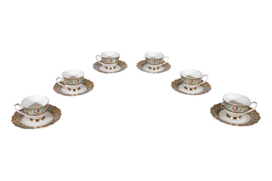 TÜRK KAHVESİ FİNCAN TAKIMI 6'LI -90CC- 1011-3 - 4
