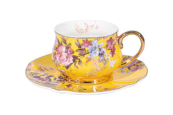 TÜRK KAHVESİ FİNCAN TAKIMI 6'LI RENKLİ 90cc ( 1584Y/B/R/OR/G/W ) - 4