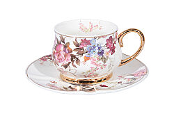 TÜRK KAHVESİ FİNCAN TAKIMI 6'LI RENKLİ 90cc ( 1584Y/B/R/OR/G/W ) - 5