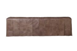 ÜÇLÜ DERİ KOLTUK KAHVE 94x230x67cm RS595-3 - 2