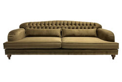 ÜÇLÜ KOLTUK FENDİ HAKİ 93x270x96cm (NAPOLİ 221) - KERVAN