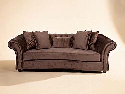 UCLU KOLTUK KAHVE 117x225x78cm FOR ( LETTO 2607) - KERVAN