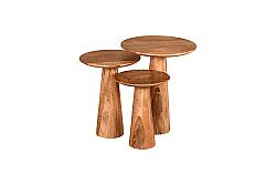 ÜÇLÜ SEHPA 30x30x40cm-40x40x50cm-50x50x60cm MUDA - KERVAN