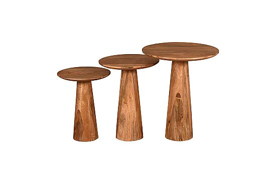 ÜÇLÜ SEHPA 30x30x40cm-40x40x50cm-50x50x60cm MUDA - 2