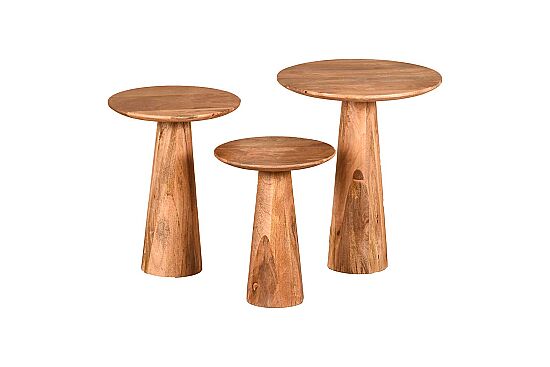 ÜÇLÜ SEHPA 30x30x40cm-40x40x50cm-50x50x60cm MUDA - 3