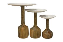 ÜÇLÜ SEHPA 50x50x60/40x40x50/30x30x40cm TWC-118 - 2