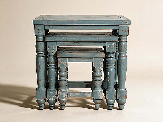 ÜÇLÜ ZİGON MAVİ 66x46x62cm TK-13135-TK-13119-TK-13070-TK-13057-TK-012950-TK-7189-RST-6620 - 1