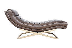 UZANMA KOLTUK KAHVE GOLD PRİNÇ 61x171x81cm RS232C - 8