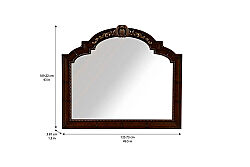 VALENCİA AYNA KAHVE 3.81x125.73x109.22cm 209121-2304 - 2