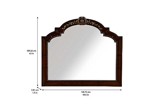 VALENCİA AYNA KAHVE 3.81x125.73x109.22cm 209121-2304 - 2