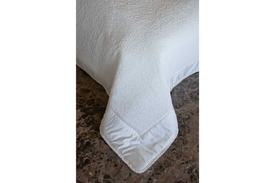 VALENCİA YATAK ÖRTÜSÜ 270x270cm 4 PRC KREM - 5