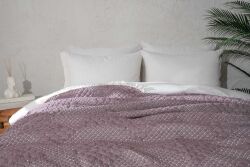 VALERYS YATAK ÖRTÜSÜ ÇK. 240X250 CM KREM-MOR - 2