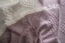 VALERYS YATAK ÖRTÜSÜ ÇK. 240X250 CM KREM-MOR - 4