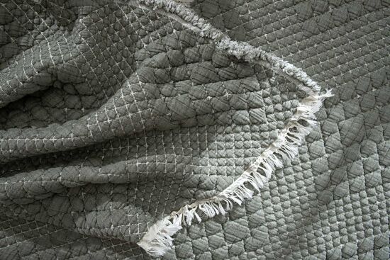 VALERYS YATAK ÖRTÜSÜ TK. 160X240 CM KREM-HAKİ - 4