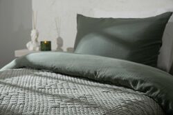 VALERYS YATAK ÖRTÜSÜ TK. 160X240 CM KREM-HAKİ - 5