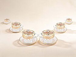 VANITY 6'LI NESCAFE FİNCANI+TABAGI - KERVAN