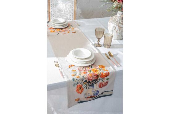 VASE RUNNER ( ACHSH323 ) ÇOK RENKLİ 40X140 CM - 4