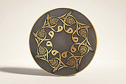 VAV DUVAR DEKOR ÇAP: 18 CM - HOME SWEET HOME